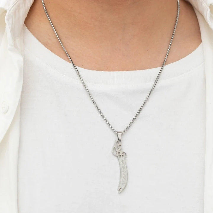 Men Sword Pendant Necklace | Zayir