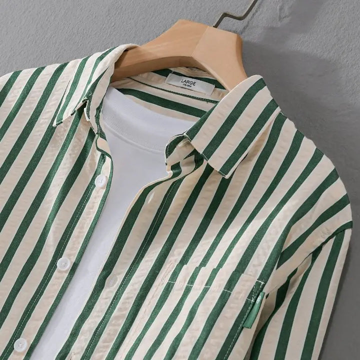 Men's Striped Casual Shirt | Tempo