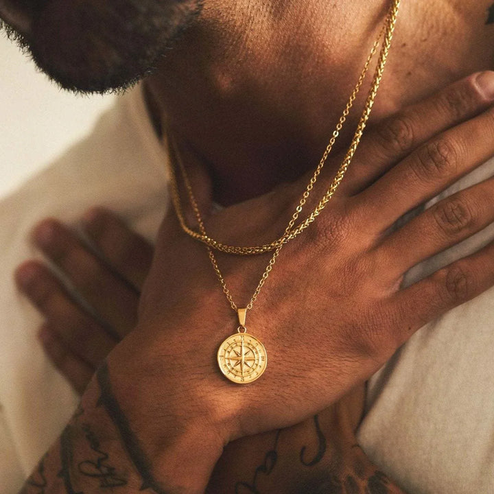 Men Compass Pendant Necklace | Rael