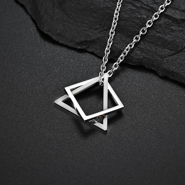 Men Geometric Pendant Necklace | Zairen
