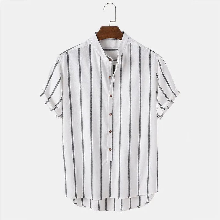 Men Striped Button-Up Shirt | Julian