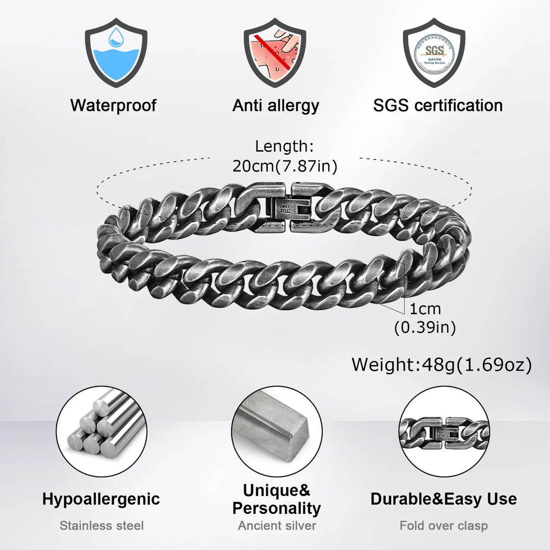 Men Curb Link Bracelet | Thorne