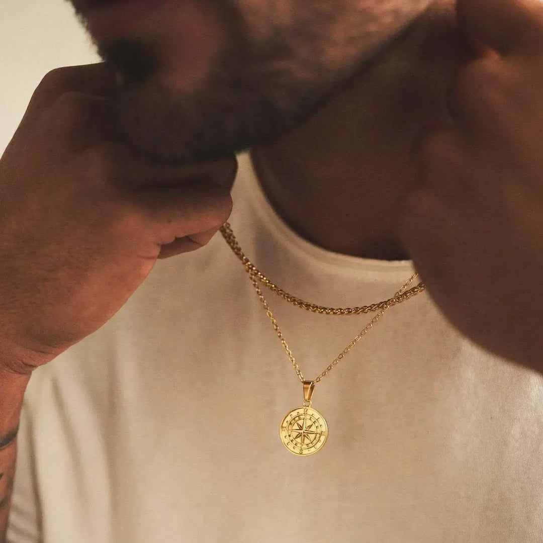 Men Compass Pendant Necklace | Rael