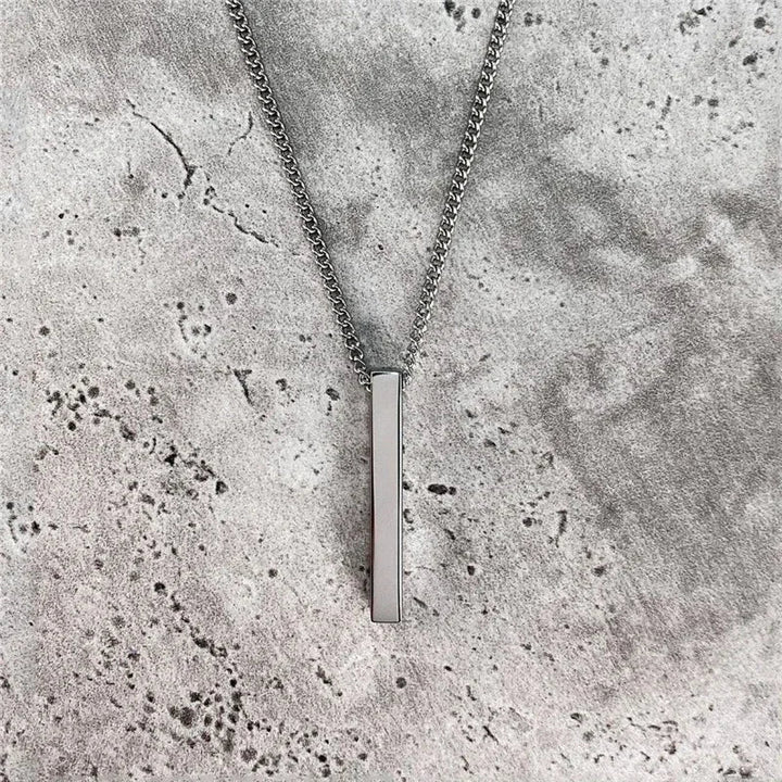 Men Geometric Pendant Necklace | Kael