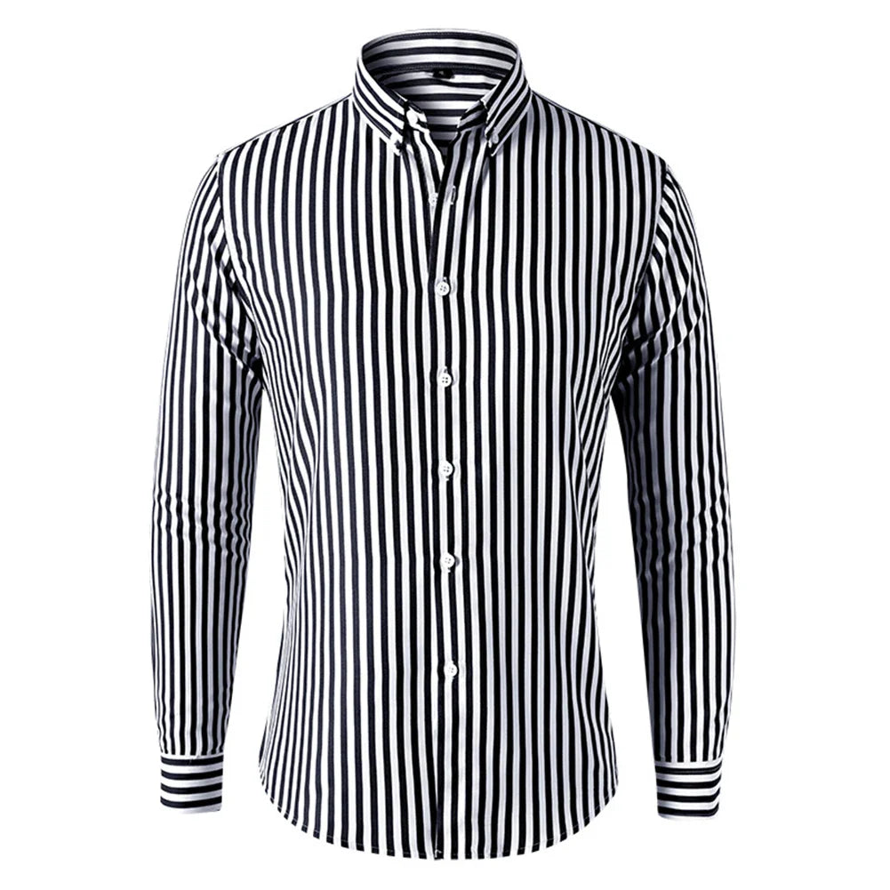 Striped Long Sleeve Shirt for Men | Ethan