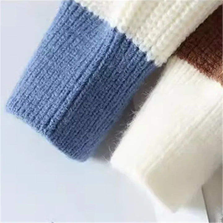 Women Striped Knit Sweater | Lance