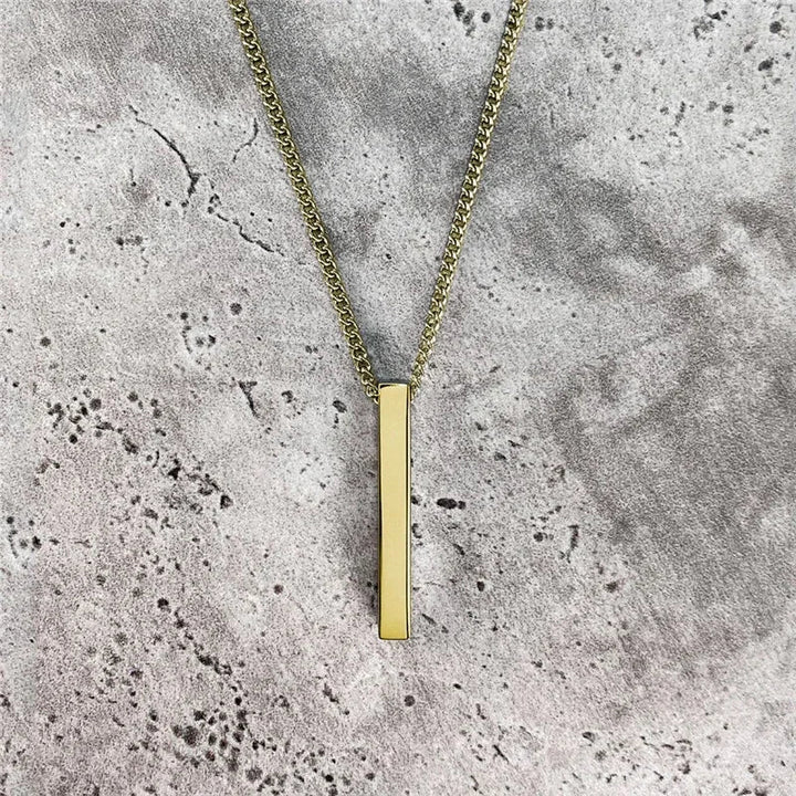 Men Geometric Pendant Necklace | Kael