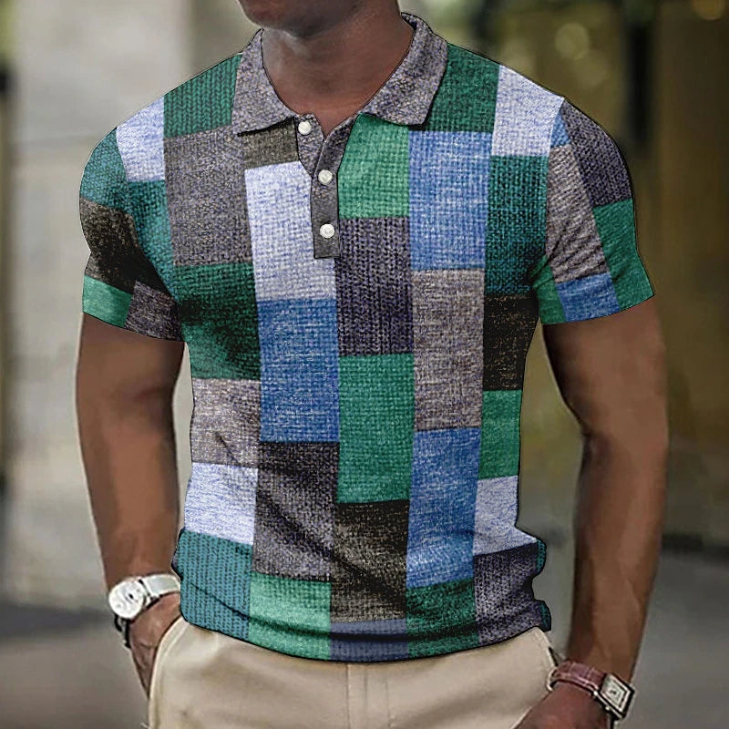 Men Color Block Polo Shirt | Remy