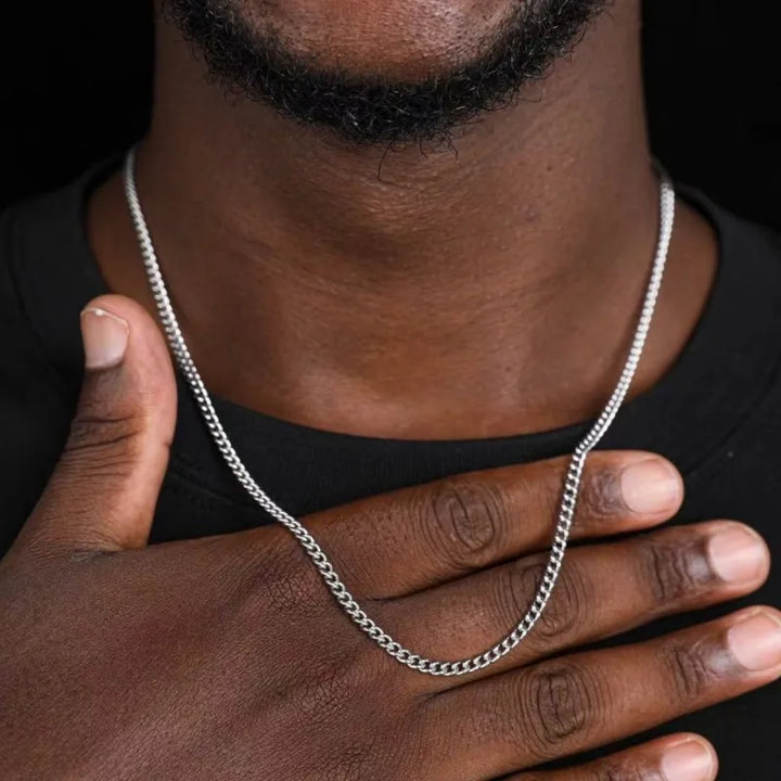 Men Cuban Chain Necklace 3mm | Daxon
