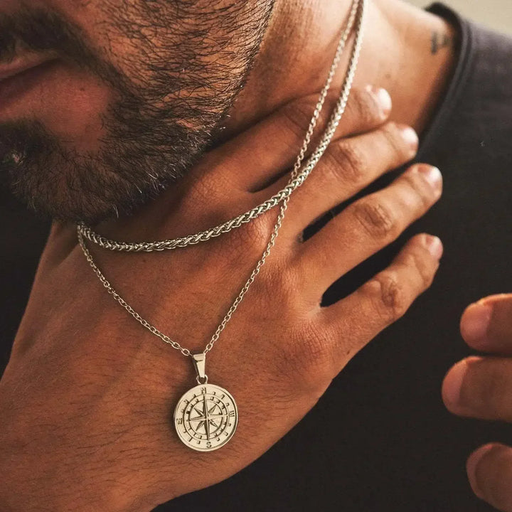 Men Compass Pendant Necklace | Rael