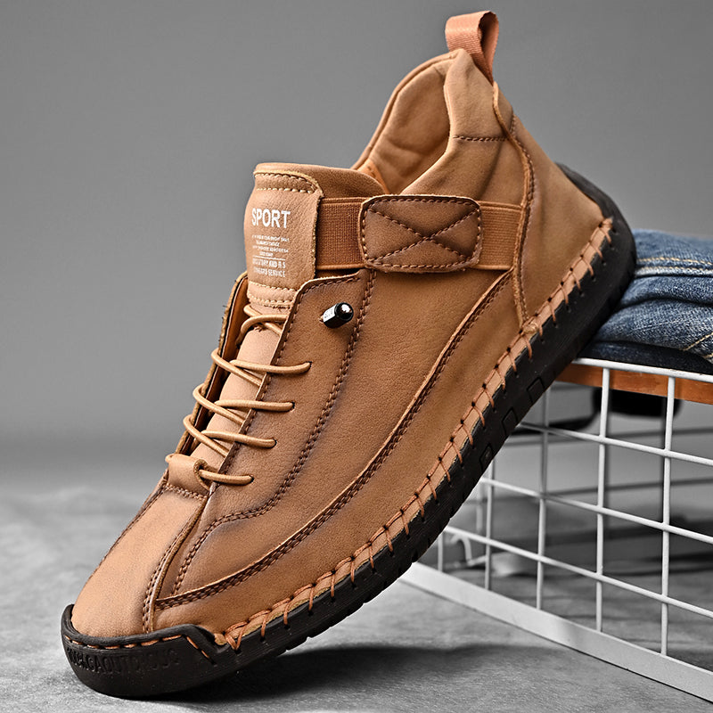 Men Classic Black Lace-Up Shoes | Davian