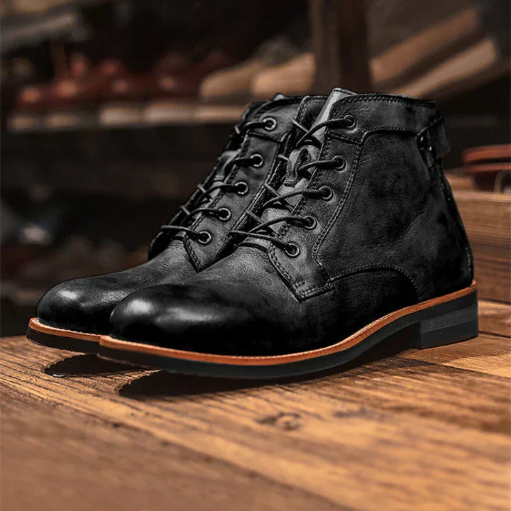 Men High Top Leather Boots | Caldon