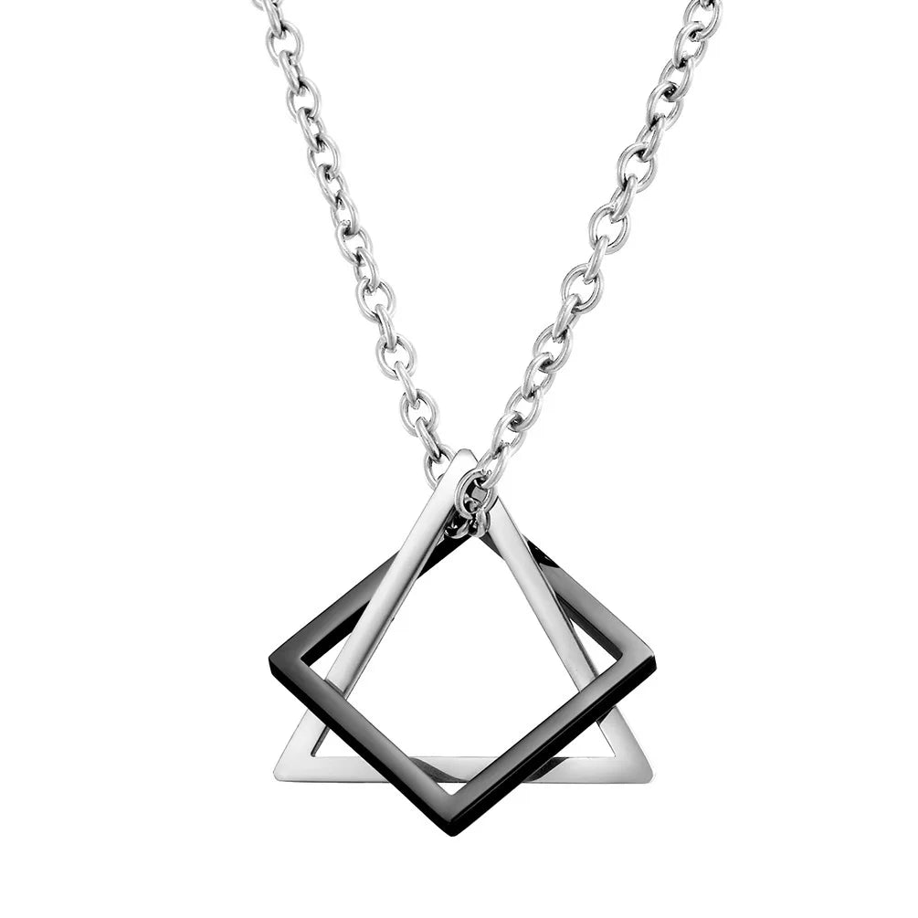 Men Geometric Pendant Necklace | Zairen