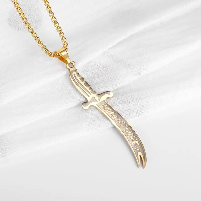 Men Sword Pendant Necklace | Zayir