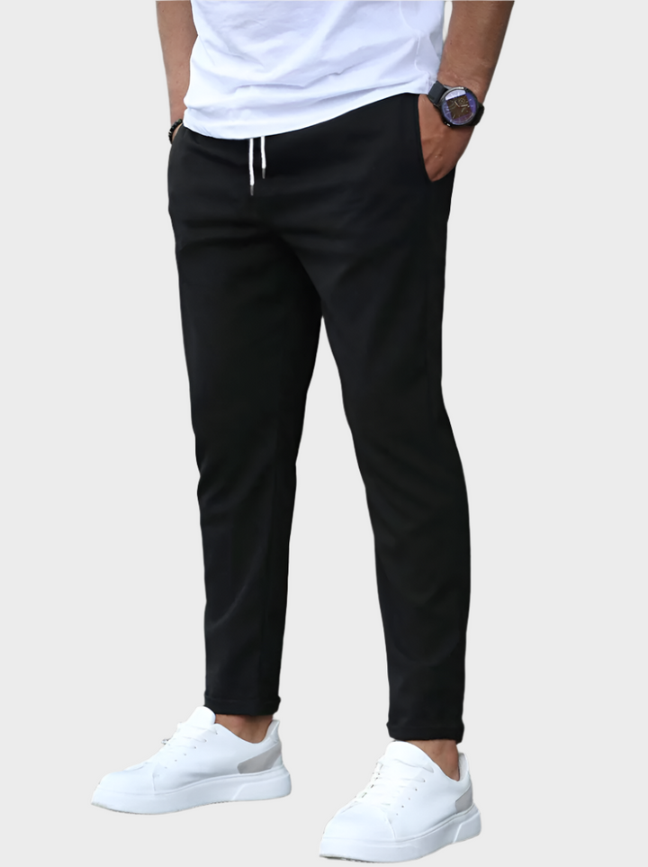 Men Modern Tapered Stretch Trousers | Enzo