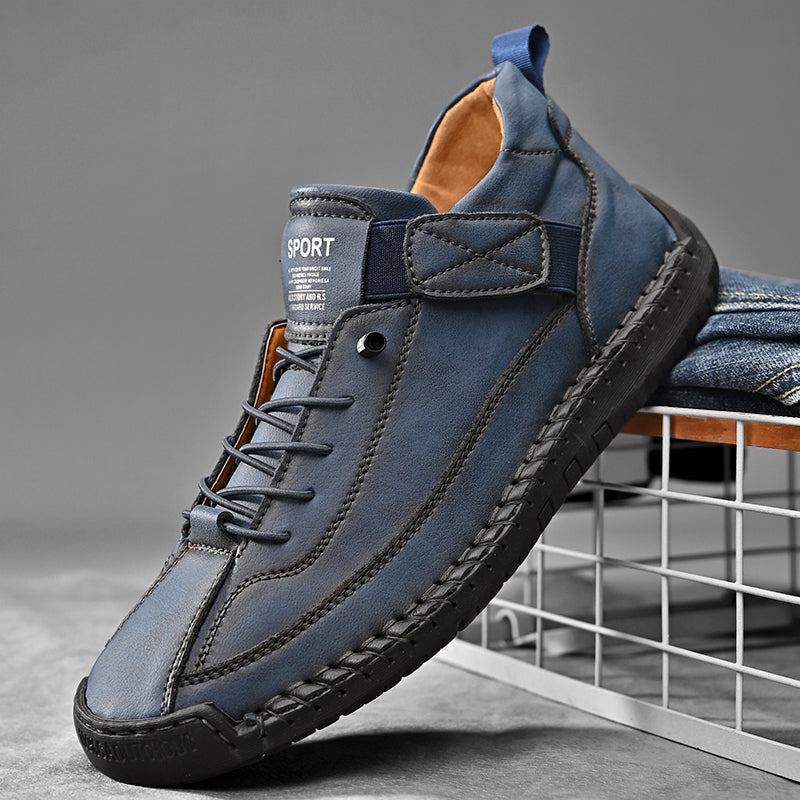 Men Classic Black Lace-Up Shoes | Davian