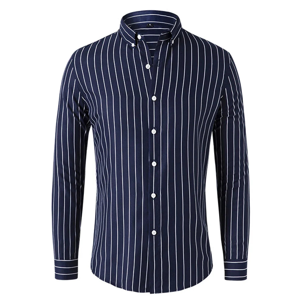 Striped Long Sleeve Shirt for Men | Ethan