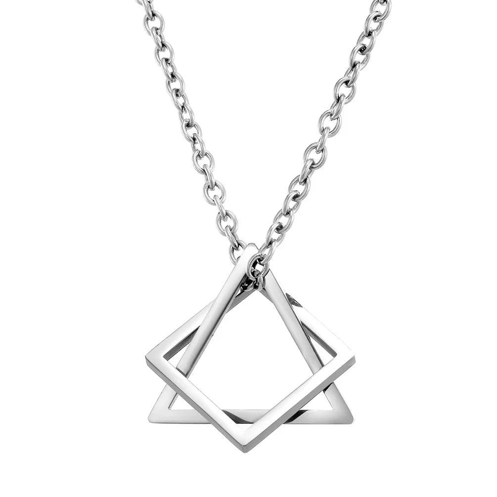 Men Geometric Pendant Necklace | Zairen