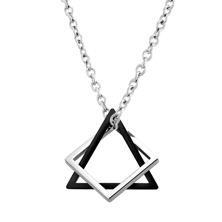 Men Geometric Pendant Necklace | Zairen