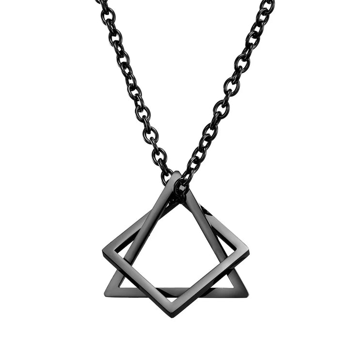 Men Geometric Pendant Necklace | Zairen