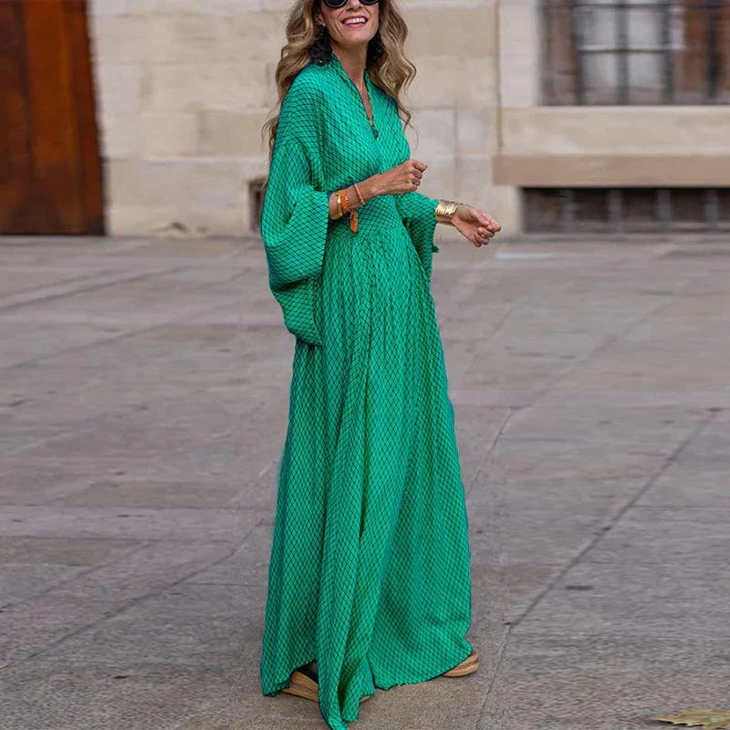Tina™ - Enchanting Dress with V-Neck