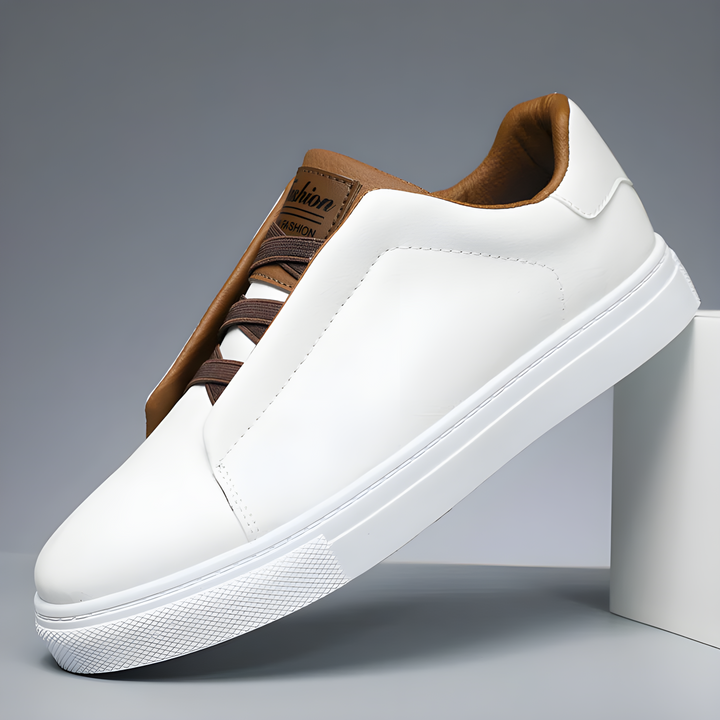 Men Classic Vegan Leather Trainers | Riven