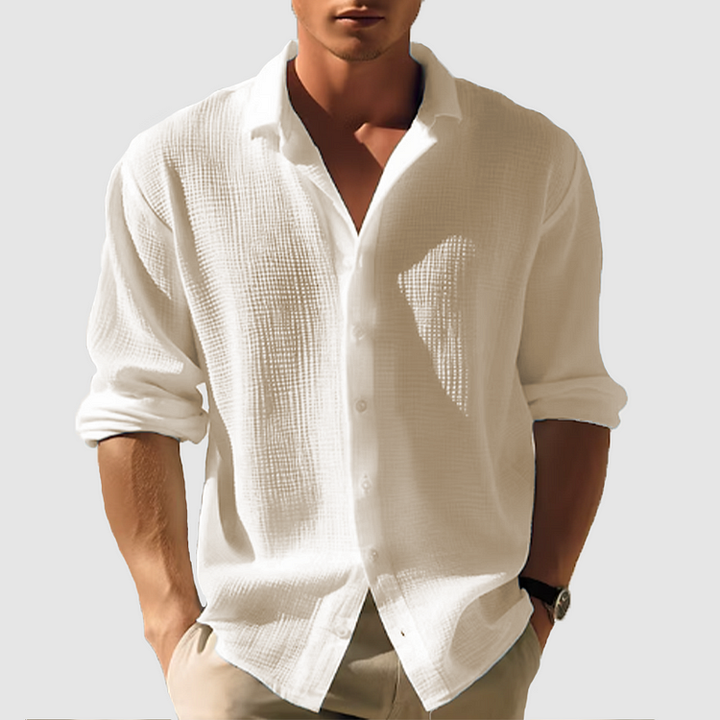 Men Casual Button-Down Men's Top | Jackson