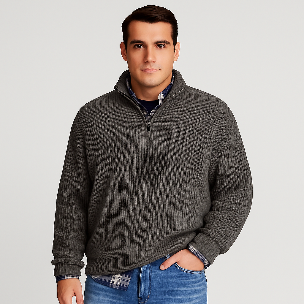 Men’s Classic Wool Blend Sweater | Asherick