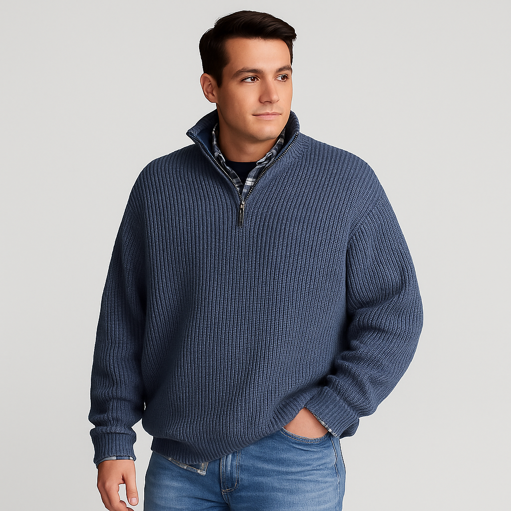 Men’s Classic Wool Blend Sweater | Asherick