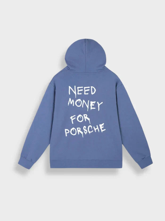Men's Graphic Hoodie Black Cotton | Nicolai