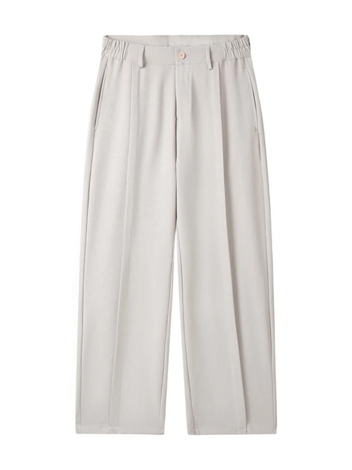 Men Wide-Leg Pleated Pants | Teo