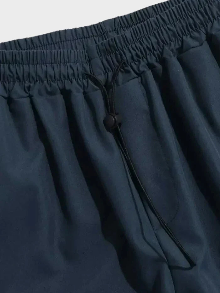 Men's Cargo Pants Black Cotton | Frode