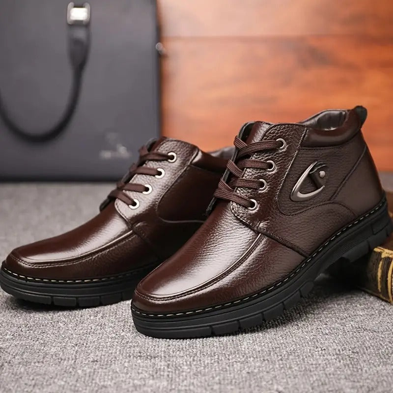 Men Thermal Leather Boots | Renzo