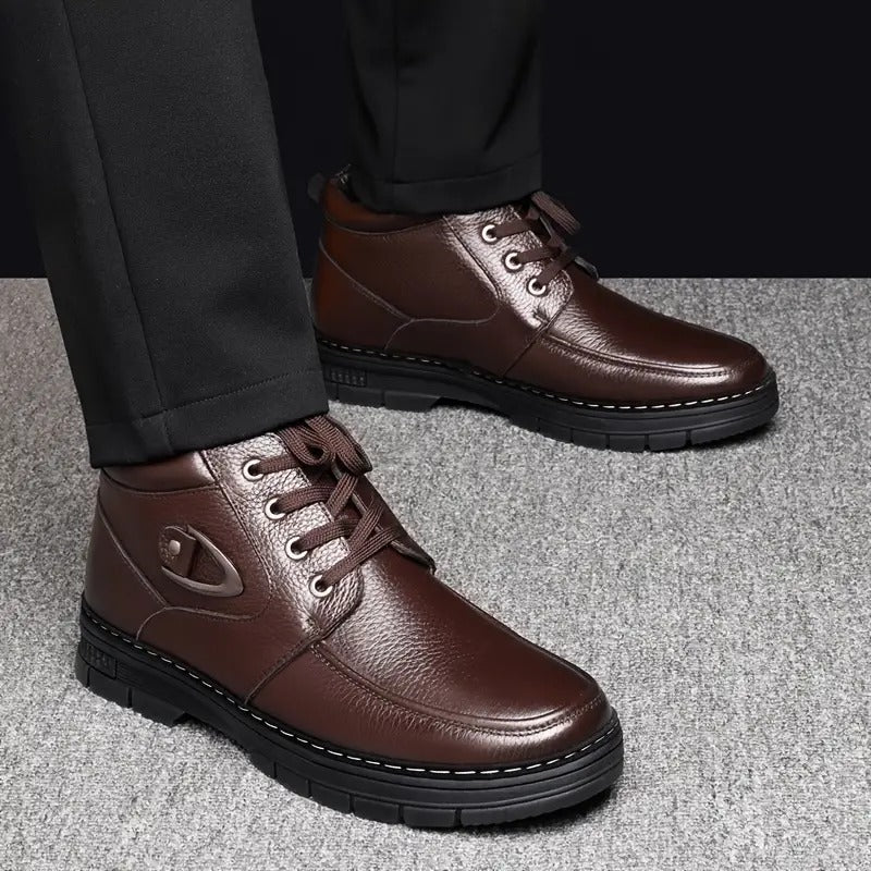 Men Thermal Leather Boots | Renzo