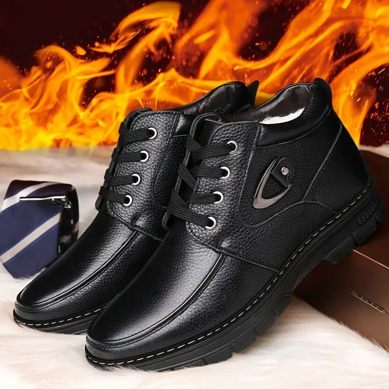 Men Thermal Leather Boots | Renzo