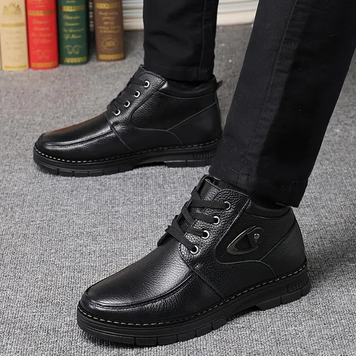 Men Thermal Leather Boots | Renzo