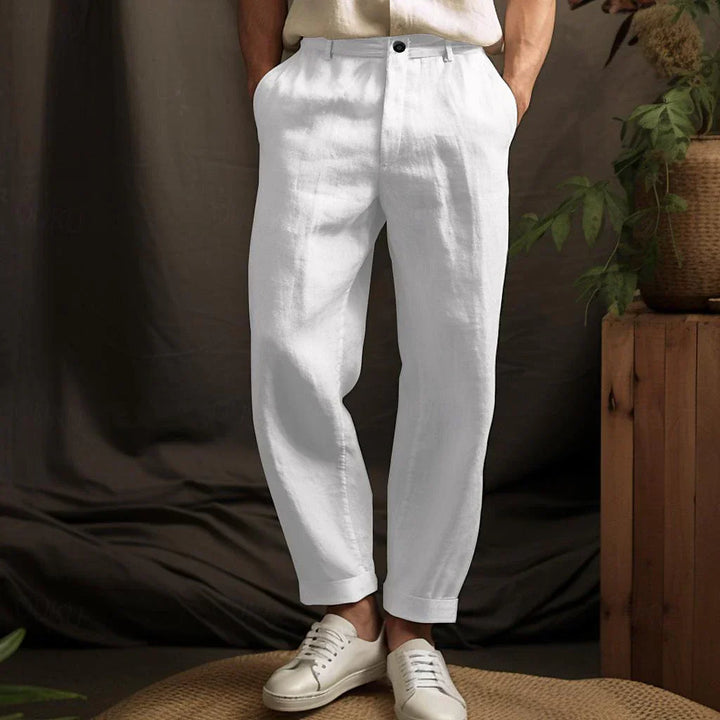 Men's Relaxed  Blend Trousers | Johan