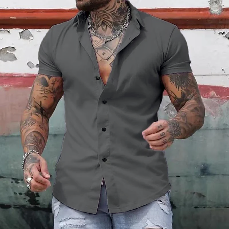 Sleek Short Sleeve Men's Shirt | Bernard