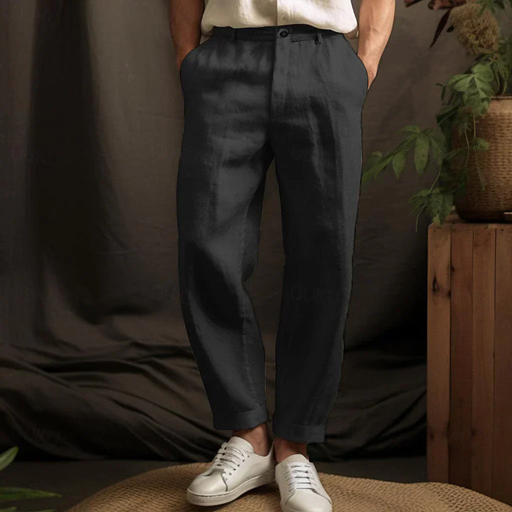 Men's Relaxed  Blend Trousers | Johan