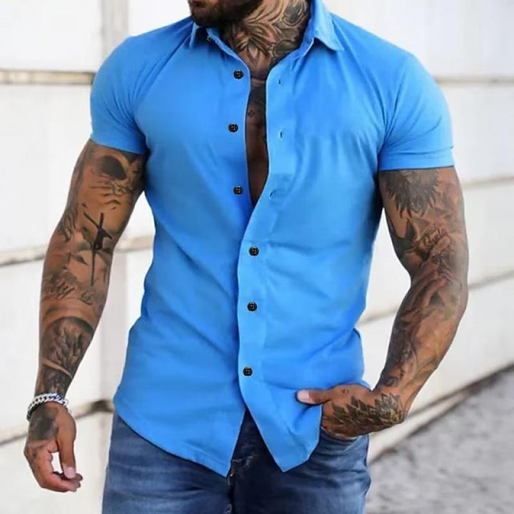 Sleek Short Sleeve Men's Shirt | Bernard