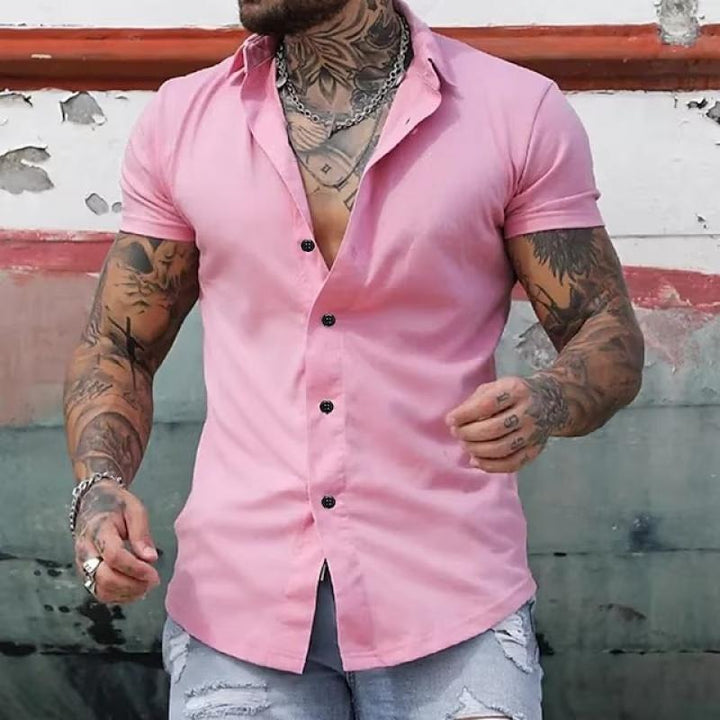 Sleek Short Sleeve Men's Shirt | Bernard