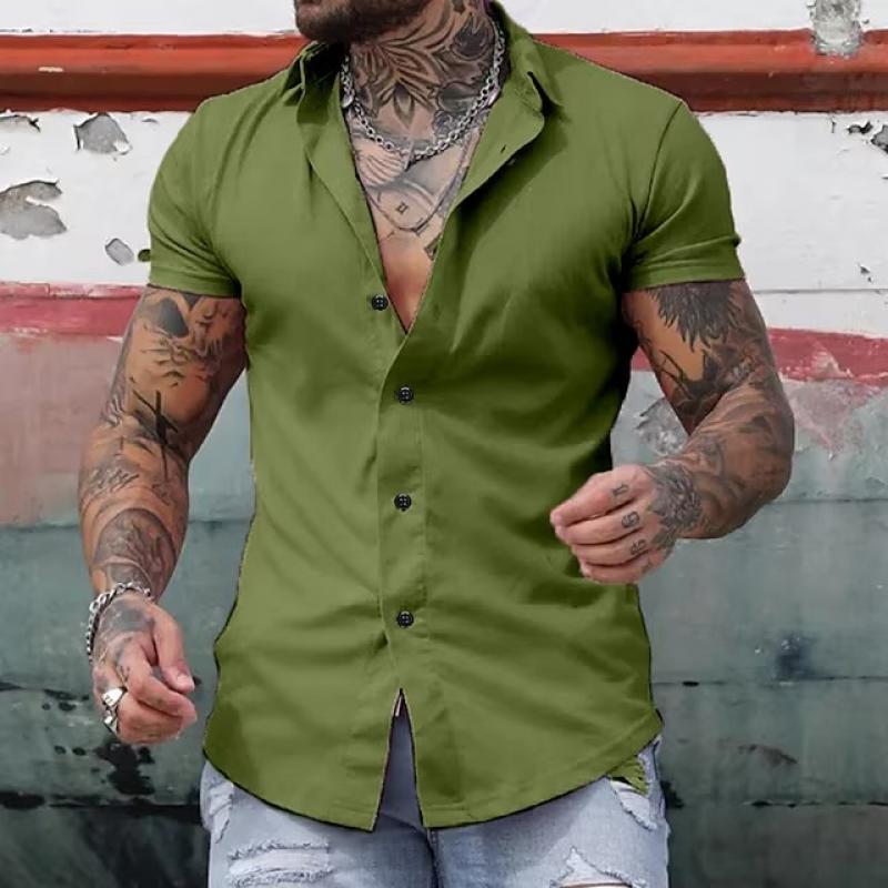 Sleek Short Sleeve Men's Shirt | Bernard