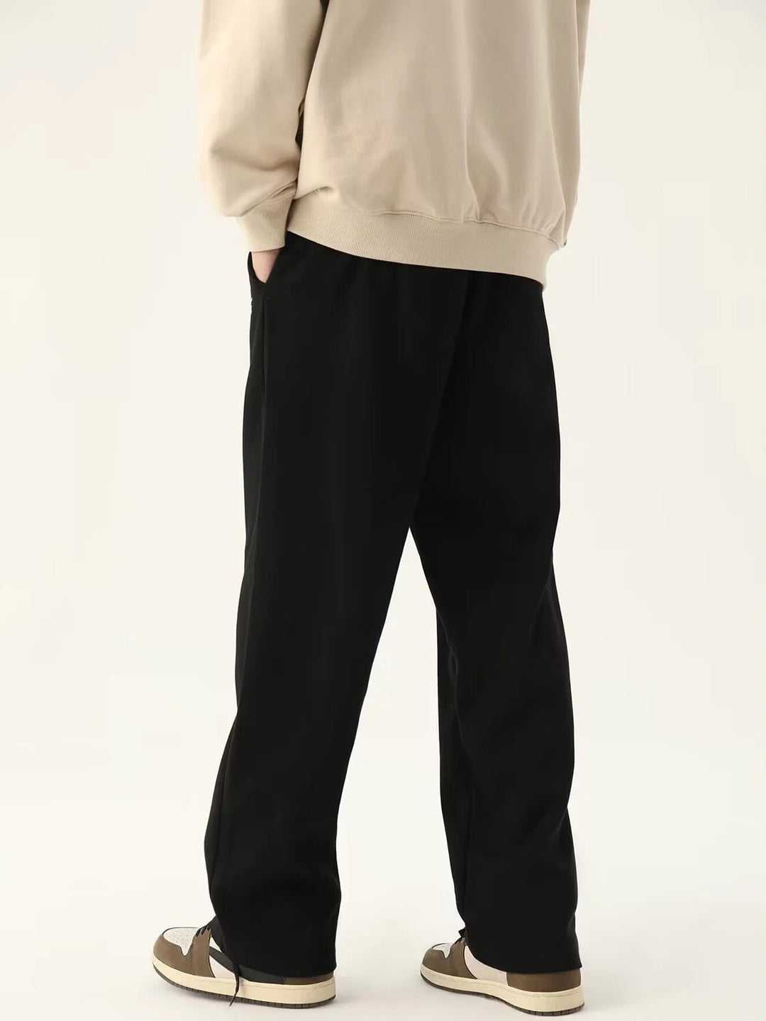 Men's Jogger Pants Black Cotton | Urban Style