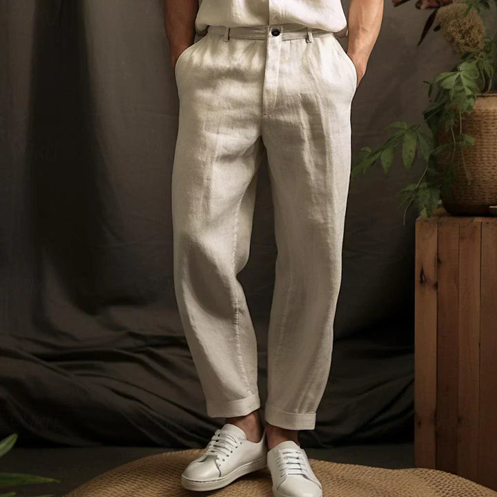 Men's Relaxed  Blend Trousers | Johan