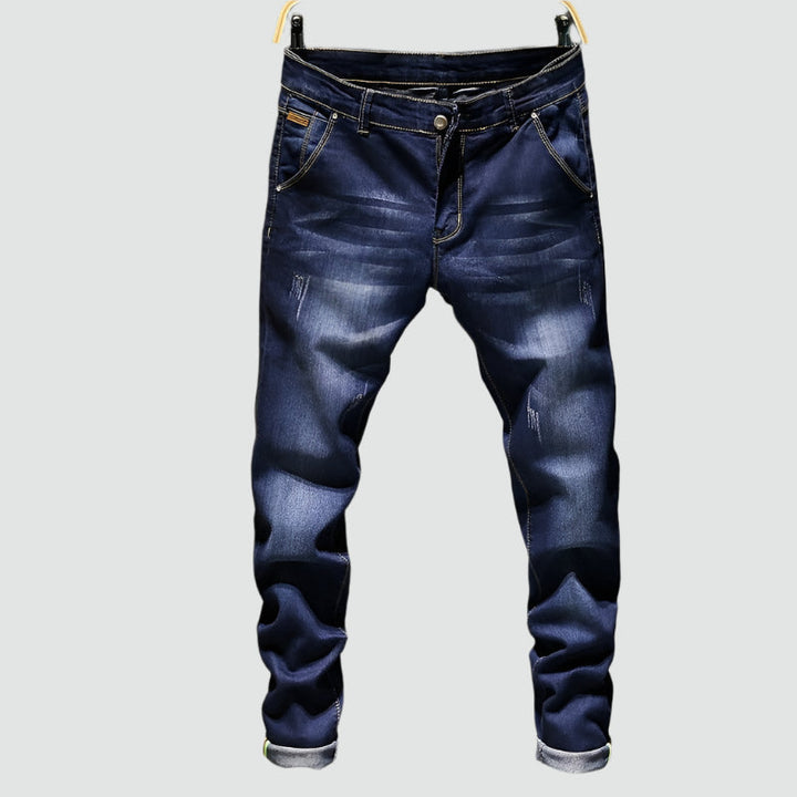 Men Vintage Washed Jeans | Leandro