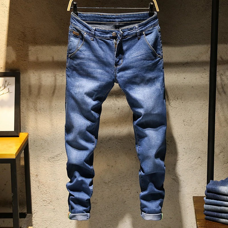 Men Vintage Washed Jeans | Leandro