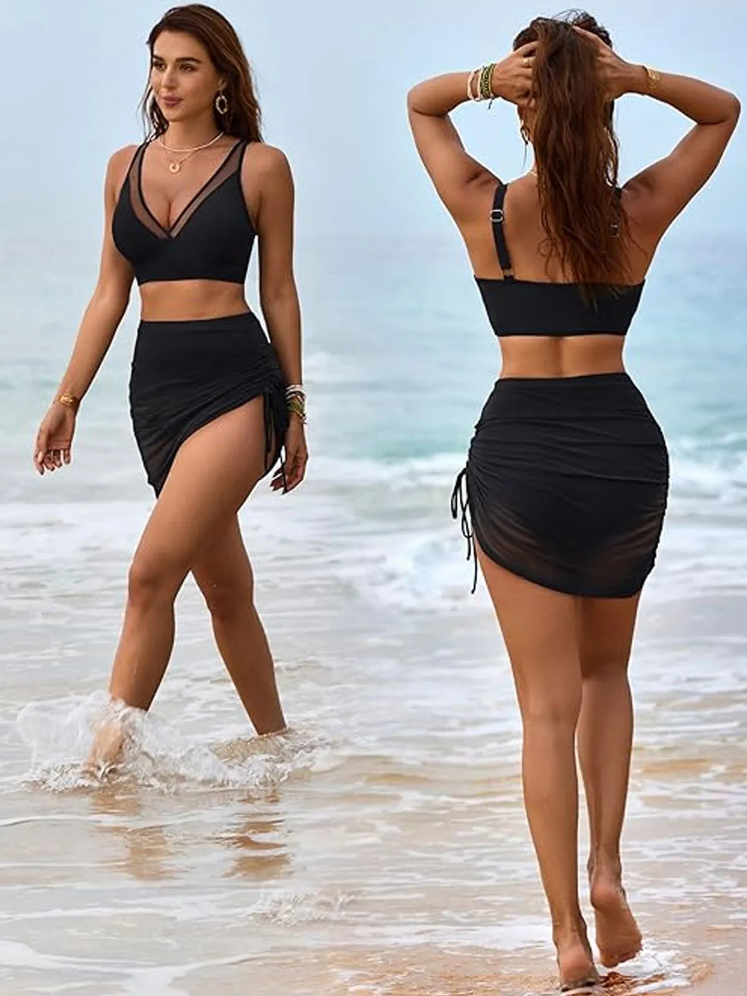 Bria - Tummy Control High-Waisted Bikini Set