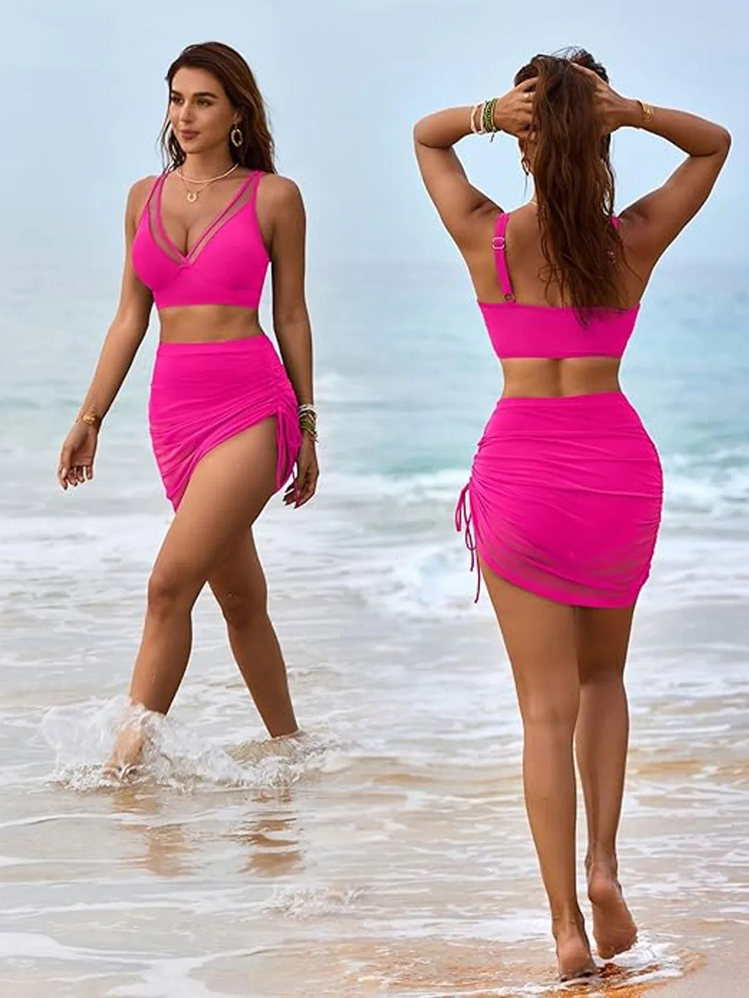 Bria - Tummy Control High-Waisted Bikini Set